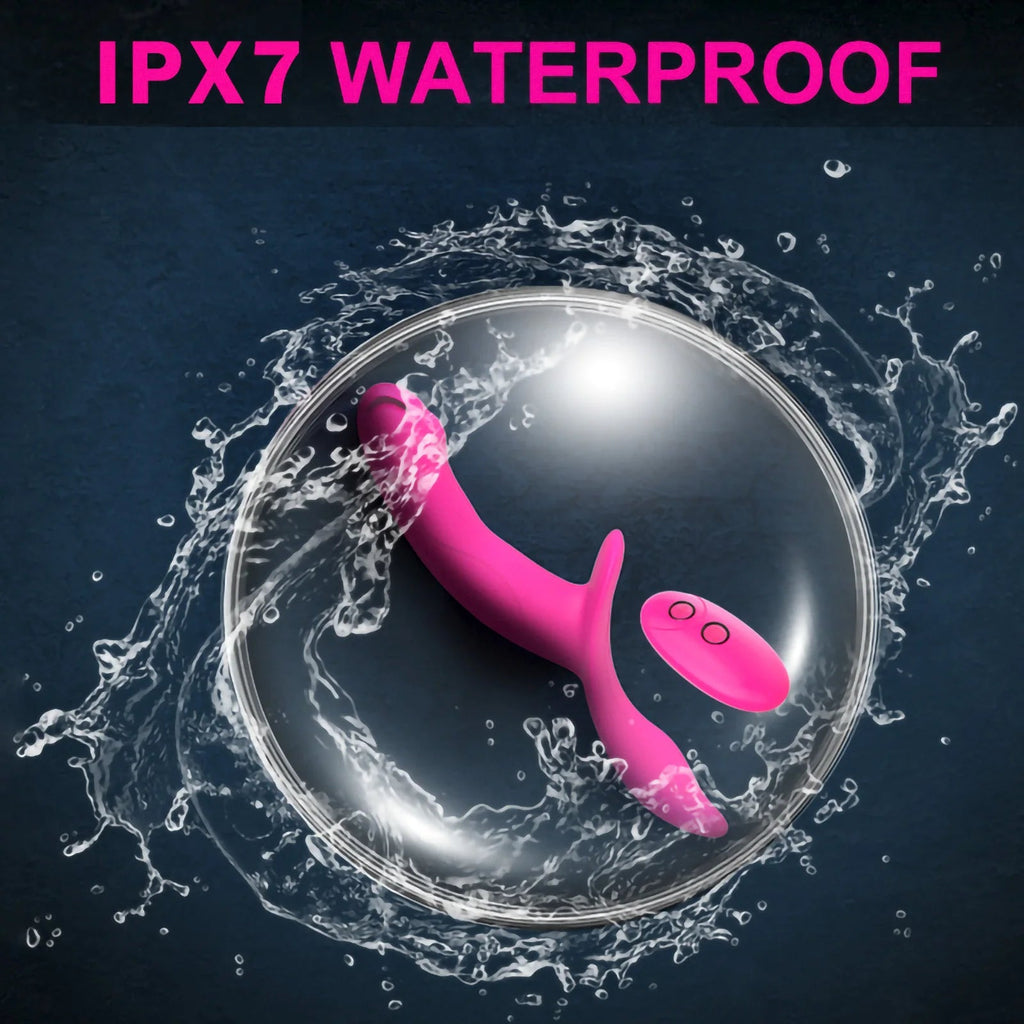 Remote Control Vibrating Strapon Dildo - Strap On Strapless Sex Toy for Women Masturbation