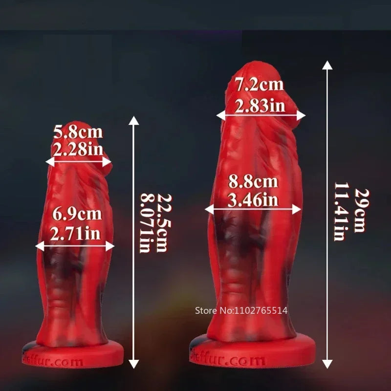 Exotic Monsterdildo Butt Plug - Big Silicone Fantasy Anal Dildo Sex Toys for Men Women