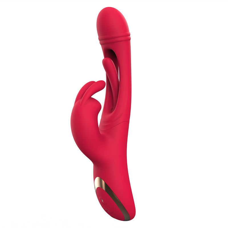 Realistic G Spot Clitoral Female Sex Toy - Rabbit Clit Clamping Tickle Flapping Women Vibrator