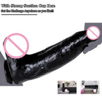 Huge Realistic Dildo Butt Plug - 2.9 inch Big Girth Anal Dildos Sex Toys for Women Men