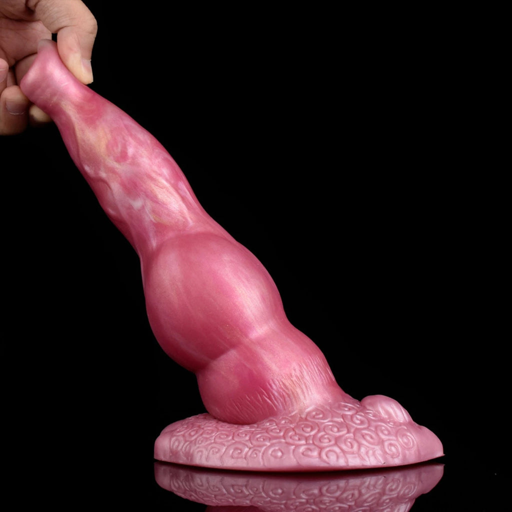 Fantasy Dogdildo Butt Plug - Remote Control Thrusting Dildo Anal Sex Toys for Women Men