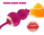 Double End Thrusting Anal Dildo Clit Stimulator - Realistic Gourd Silicone Female Sex Toys Gift