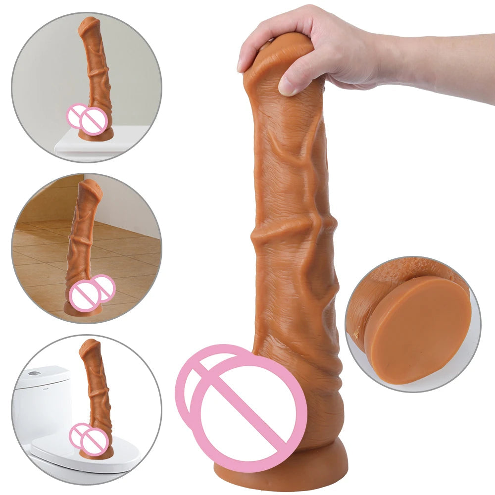 Big Giant Horse Dildo Riding Pleasure - Large Realistic Animaldildo Anal Sex Toys for Women
