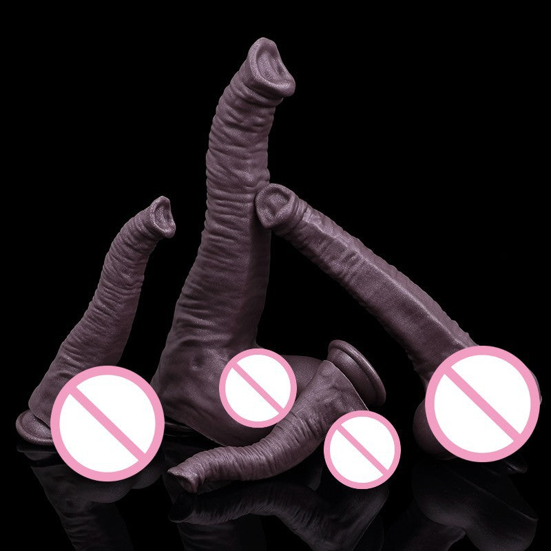 Elephant Penis Anal Dildo Butt Plug - Realistic Animal Monsterdildo Silicone Female Sex Toy