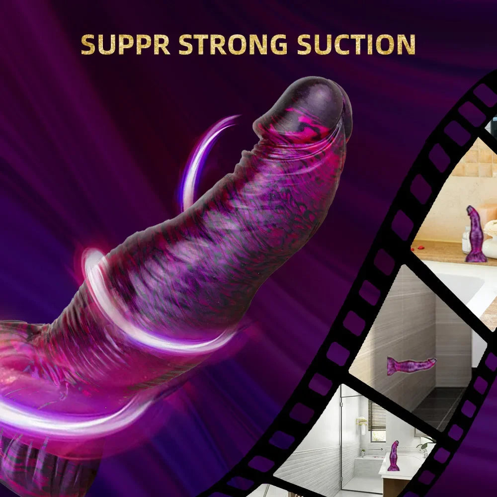 Exotic Knot Anal Dildo Butt Plug - Realistic Geoduck Silicone Dildos Sex Toy for Women