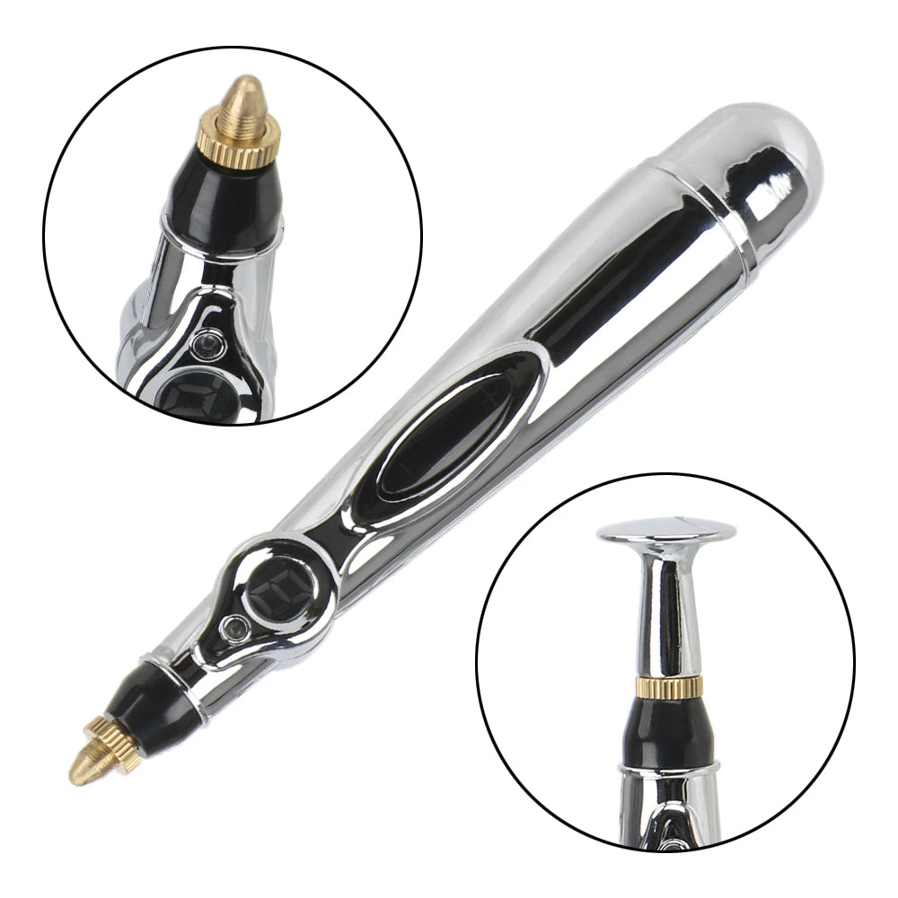 Estim Clit Stimulator Prostate Massager - Stainless Stick Metal Dildo Nipple Anal Toy