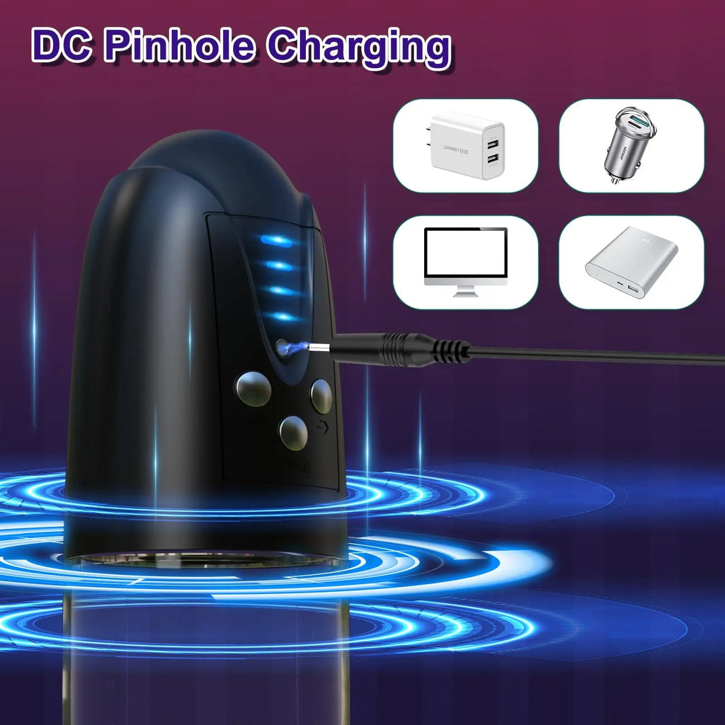 Electric Penis Pump Male Masturbator - Vaccum Sucking Pussy Masturbation Sleeve for Men