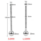 Metal Dildo Penis Plug - Stainless Steel Horse-Eye Stick Penis Milking Male Sex Toys