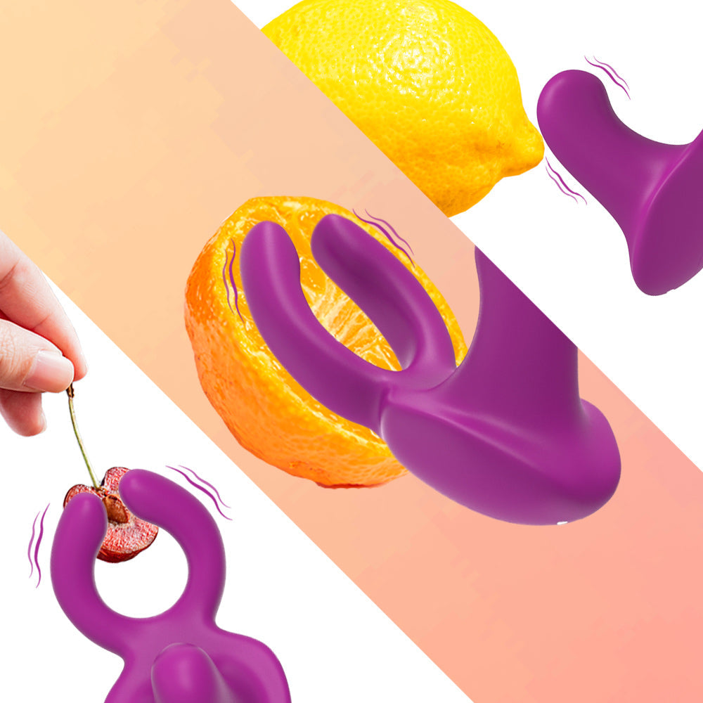 Clit Nipple Clamps Anal Plug - Remote Control Vibrating Panties Cock Ring Extra Quiet Sex Toy