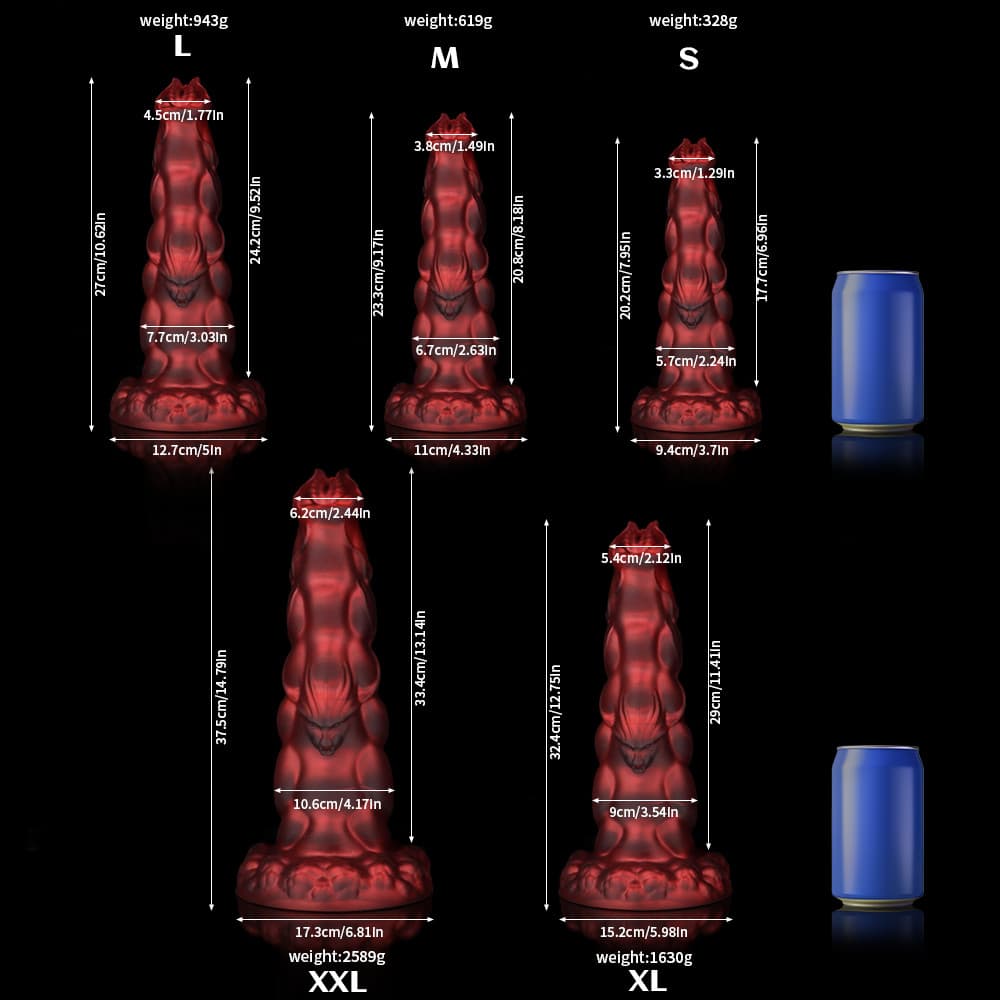 Crimson Fantasy Knot Dildo – Sphinx Edition