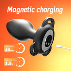 Wearable Prostate Massager Plug – App-Controlled Vibrating Anal Plug with Adjustable Harness