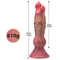 Realistic Thick Dog Dildo - 11 inch Monsterdildo Three Head Women Masturbating Sex Toys