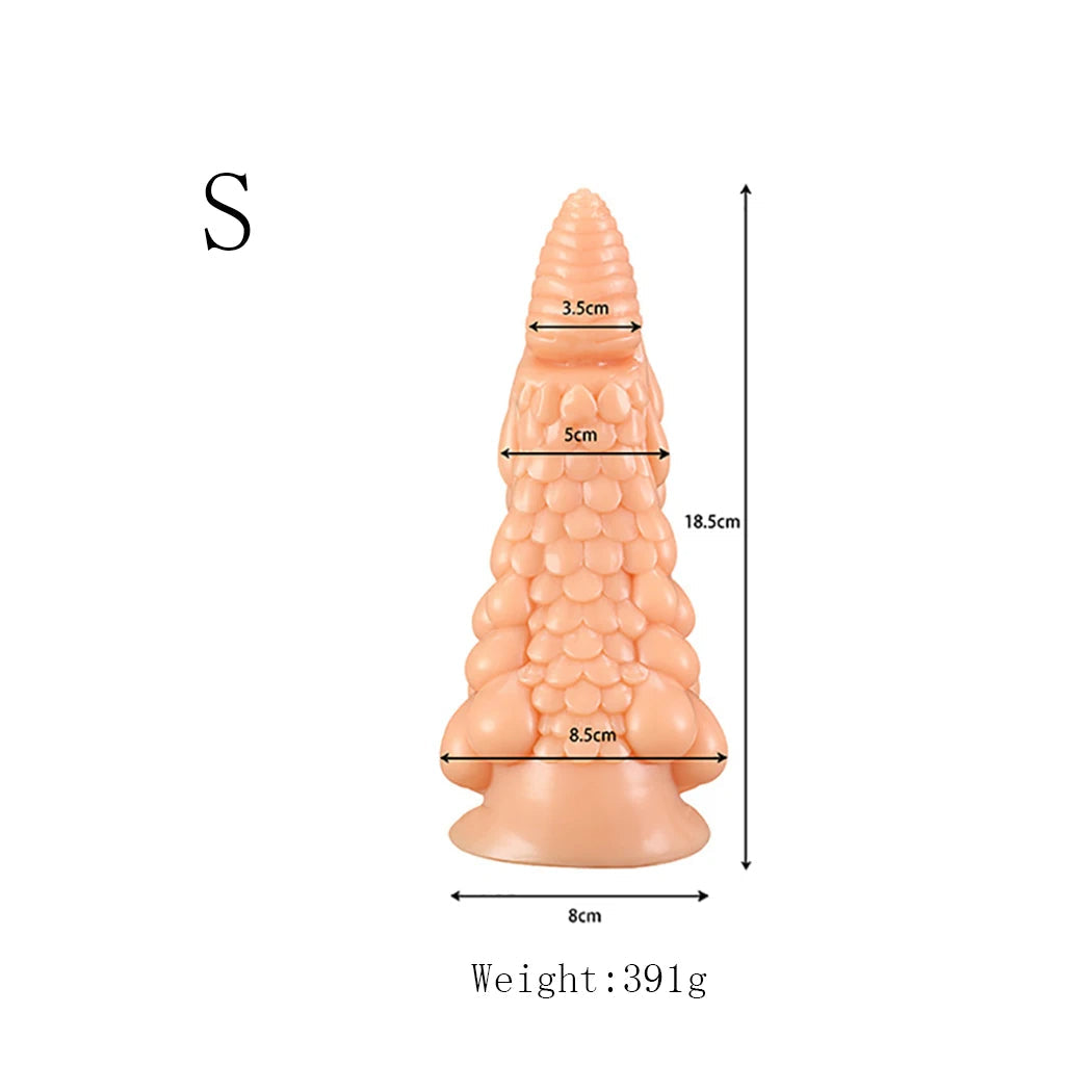 Realistic Monster Dildo - Big Knotted Dildos Anal Plug Sex Toys for Women Men