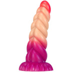Monster Anal Dildo Butt Plug - Sprial Silicone Fantasy Dildos Vagina Prostate Massager