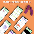 App Controlled Vibrating Panty Sex Toy - Wearable Clit Stimulator G Spot Vibrator