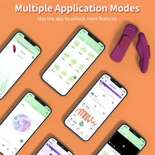 App Controlled Vibrating Panty Sex Toy - Wearable Clit Stimulator G Spot Vibrator