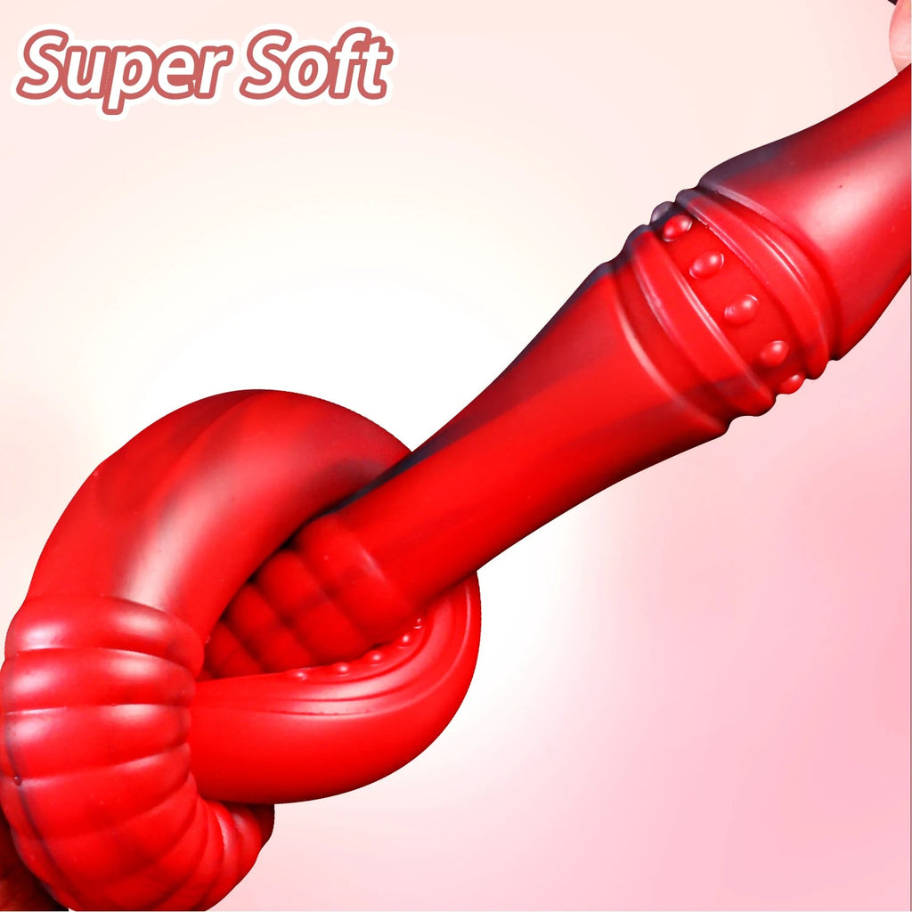 22 inch Long Tail Butt Plug - Monster Tentacle Anal Dildo Silicone Male Female Sex Toys