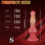 Realistic Dog Dildo Butt Plug - Huge Flesh Silicone Dildo with Big Suction Cup.