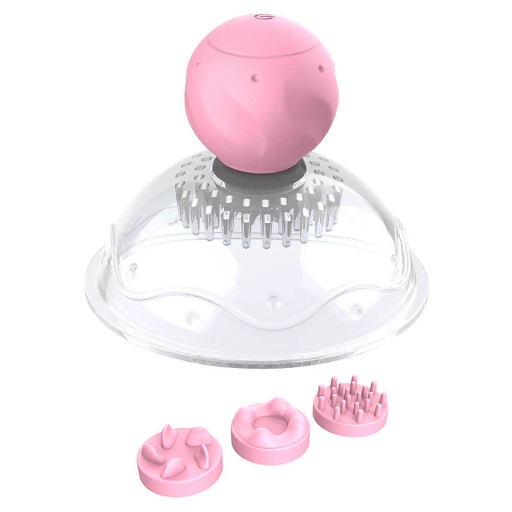 Nipple Sucker Massager - Breast Pump Rotating Clamp Stimluation Women Sex Toys Novelty Gifts
