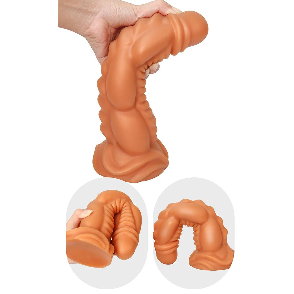 Realistic Monster Dildo - Exotic Big Anal Dildo Dilator Suction Cup Sex Toys