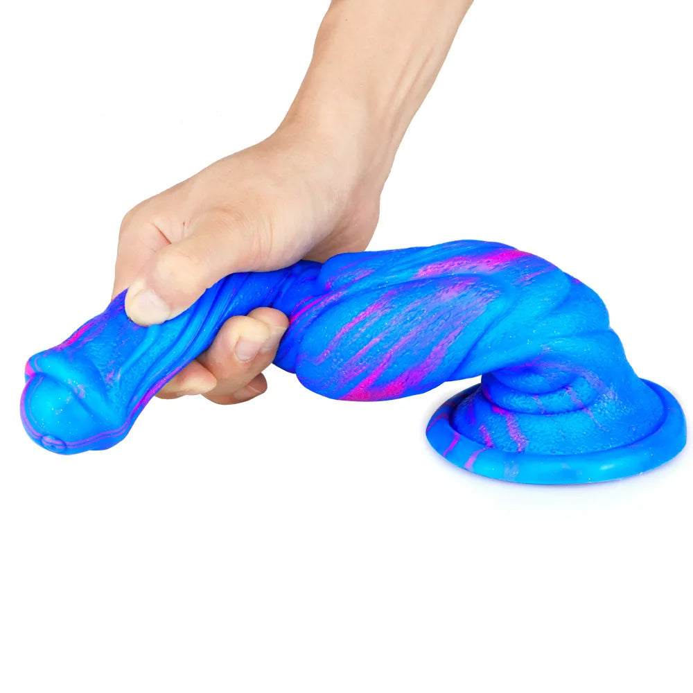12 inch Knotted Dildo Butt Plug - Fantasy Sex with Animal Women Masturbation Anal Sex Toy