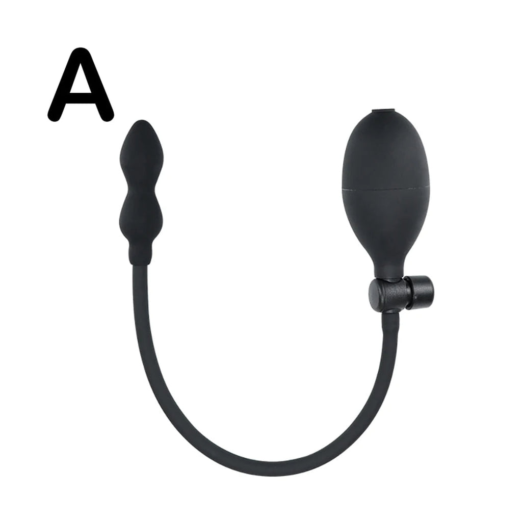 Double Inflatable Anal Plug - Exotic Dual Anal Expansion G Spot Prostate Massage Milking