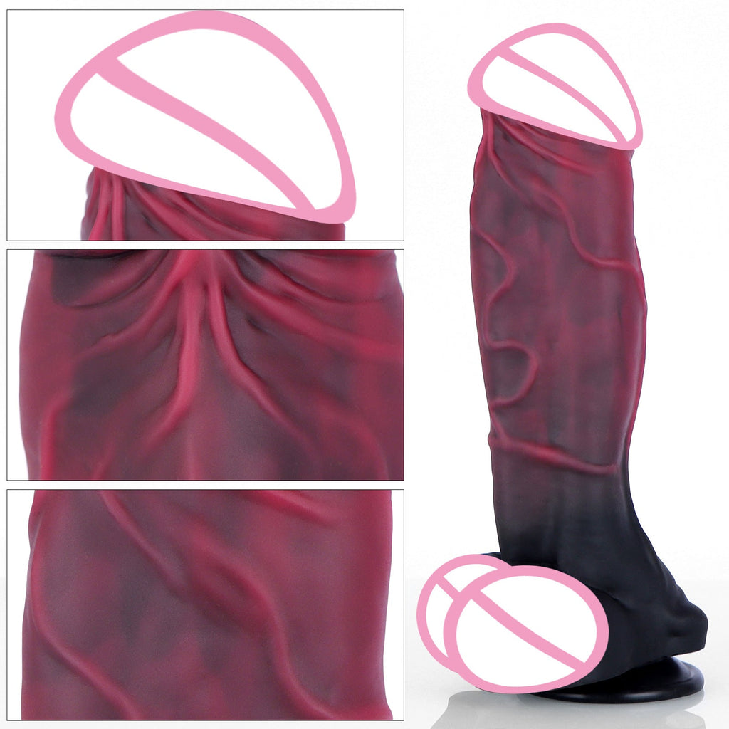 Monsterdildo Butt Plug Prostate Massager - Suction Cup Silicone Sex Toy for Men Women
