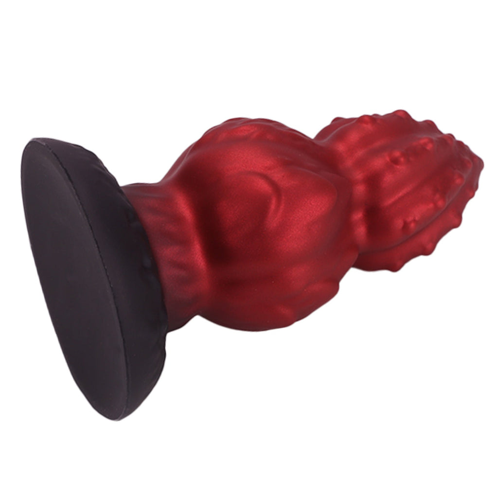 Walnut Monsterdildo Butt Plug - Silicone Anal Dilator Expander Vaginal Sex Toys for Men Women