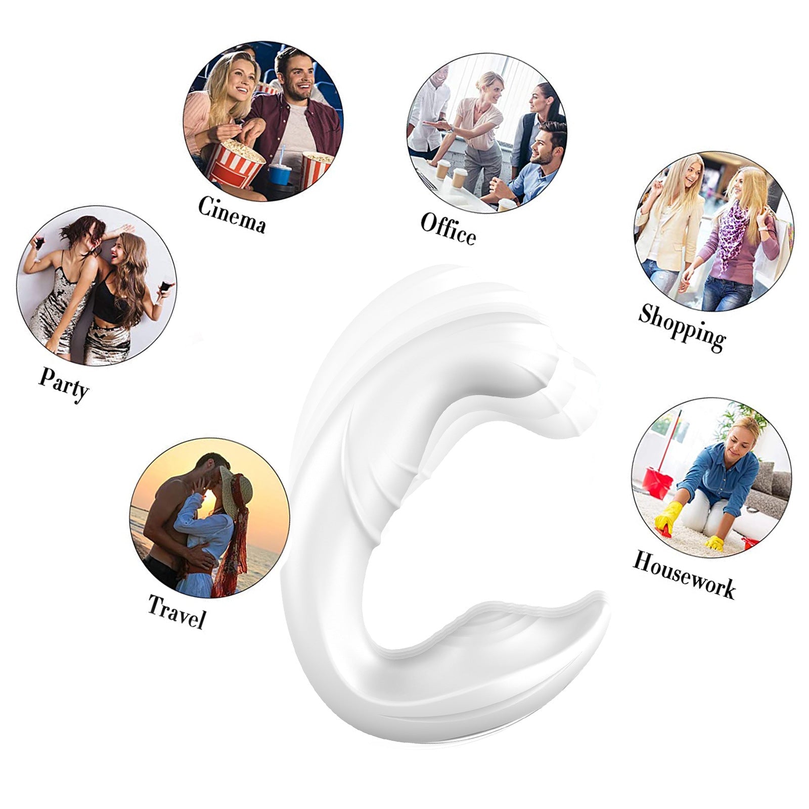 Remote Control Finger Flapping Prostate Massager - Double End Anal Clit Stimulator