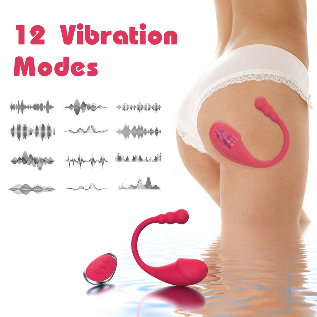 Remote Control Vibrating Panty Egg - Double End G Spot Tail Clit Vibrating Stimulator Girl Gift