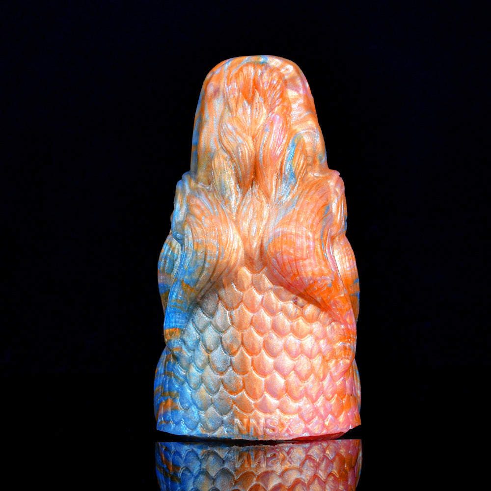 Dragon Cock Sleeve Extender Sex Toys for Men - Fantasy Penis Sheath Pegging Enhancer