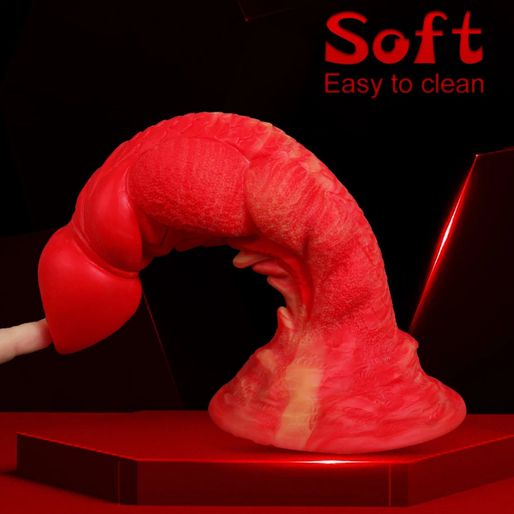 Monster Dildo Anal Plug - Colorful Exotic Animal Dildo Dilator Sex Toys for Men Women