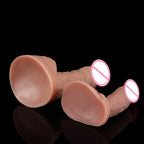 Huge Anal Dildo Butt Plug Prostate Massager - Realistic Veins Silicone Penis Sex Toy for Women