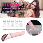 Tongue Licking Clitoral Vibrator - Realistic Clit Nipple Clamps Female Sex Toys