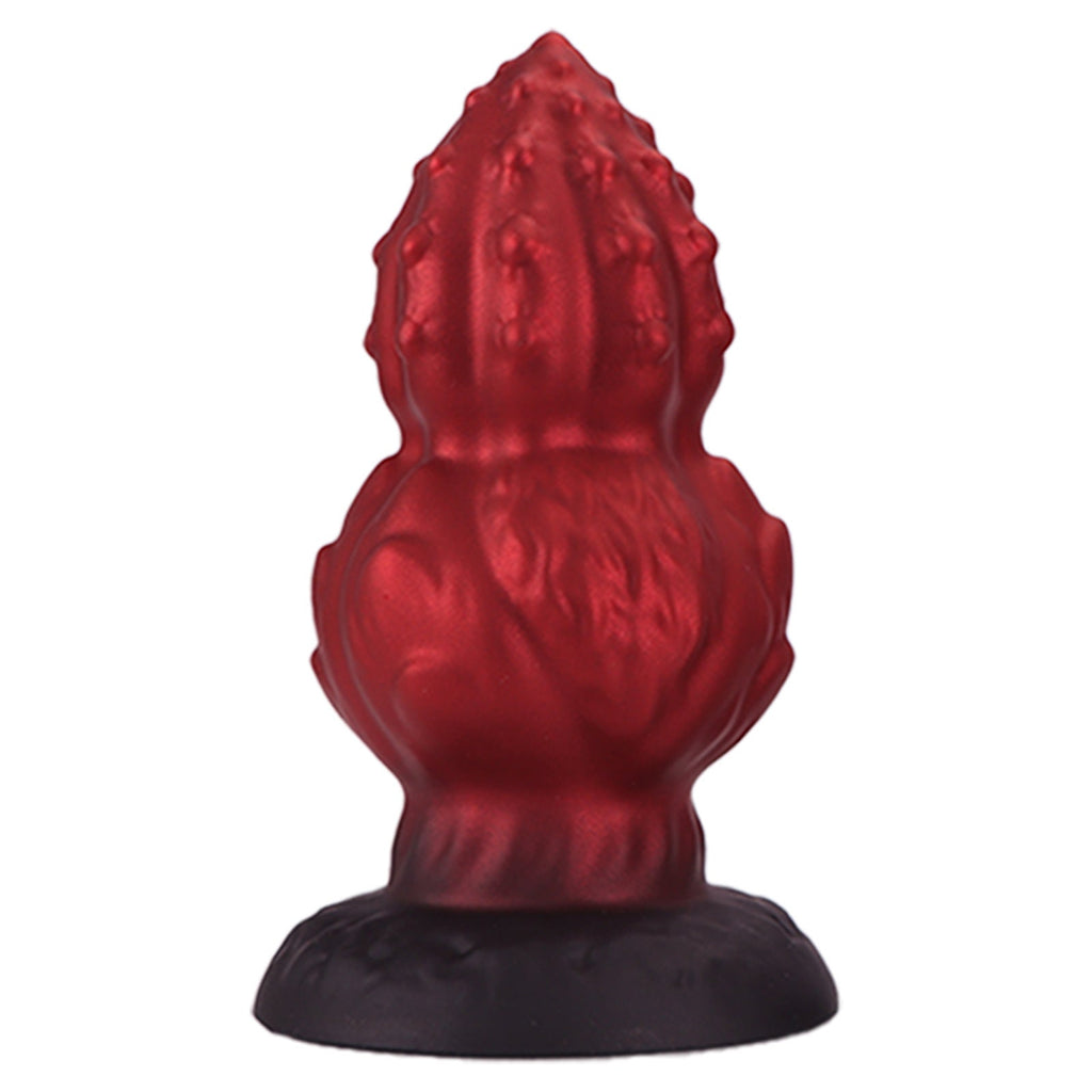 Walnut Monsterdildo Butt Plug - Silicone Anal Dilator Expander Vaginal Sex Toys for Men Women