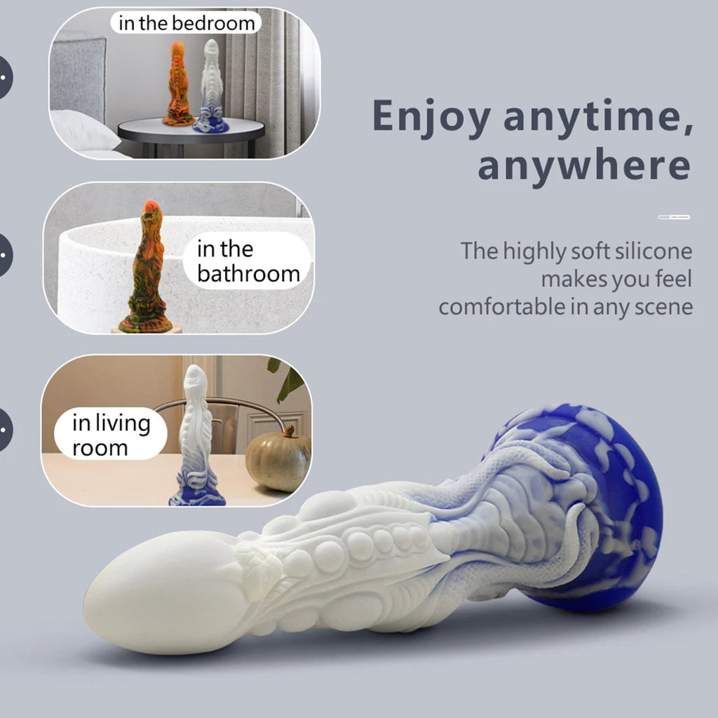 Realistic Animal Dildo - Exotic Silicone Anal Dildos Dilator Butt Plug Sex Toys