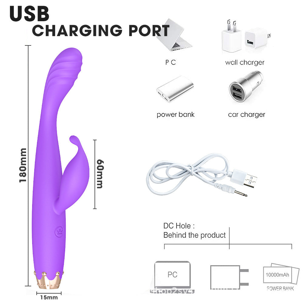Finger Prostate Massager - G Spot Anal Dildo Vibrator Rabbit Clit Clamps Women Sex Toy