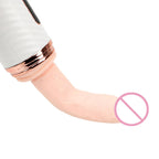 Thrusting Dildo Sex Machine - Remote Control Suction Cup Vibrator Telescopic Female Sex Toys