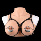 Strap-On Metal Nipple Clamps Bettie Bondage- Ideal for Couples Sexual Tease BDSM Toys