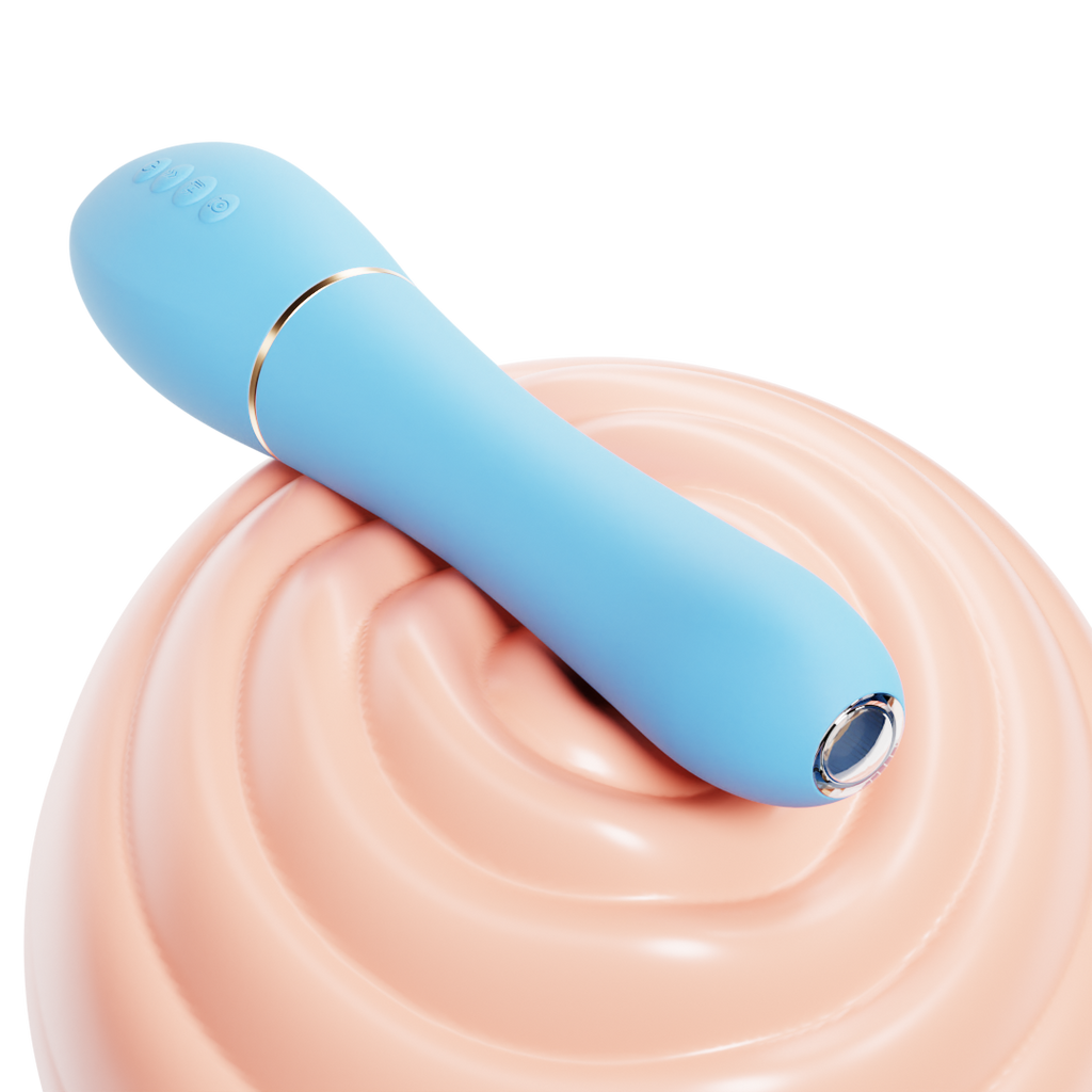 Domlust Endoscope Vibrator – App-Controlled 3-in-1 Thrusting Vibrating Live-View Camera Platinum Silicone Sex Toy