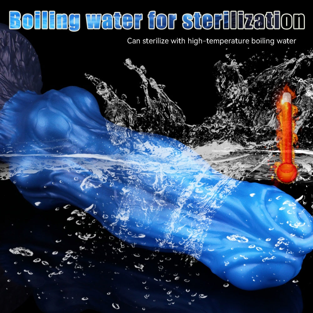 Tri-Wolf Monster Knot Dildo | Dual-Layer Silicone | Domlust Fetish