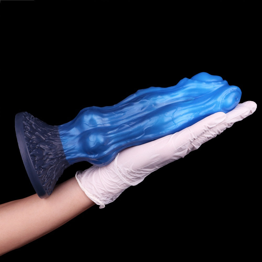 Tri-Wolf Monster Knot Dildo | Dual-Layer Silicone | Domlust Fetish