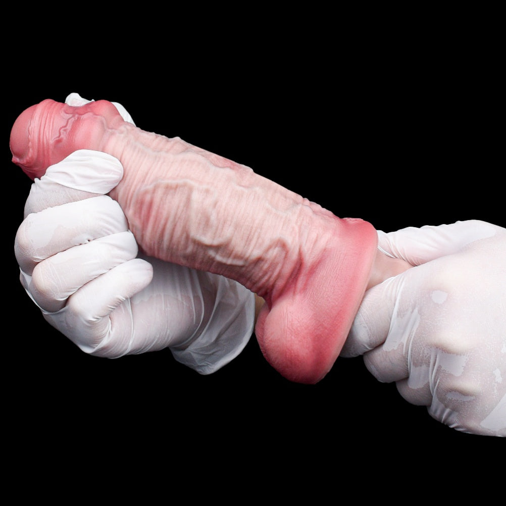 Domlust 7.55" Realistic Dildo – Dual-Density Silicone Life-Size Replica with Suction Base
