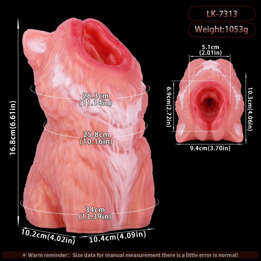 Alien Wolf Silicone Fantasy Torso Sex Doll - Unique Pussy Stimulation & Male Sex Toys