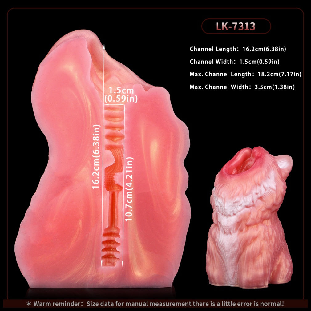 Alien Wolf Silicone Fantasy Torso Sex Doll - Unique Pussy Stimulation & Male Sex Toys