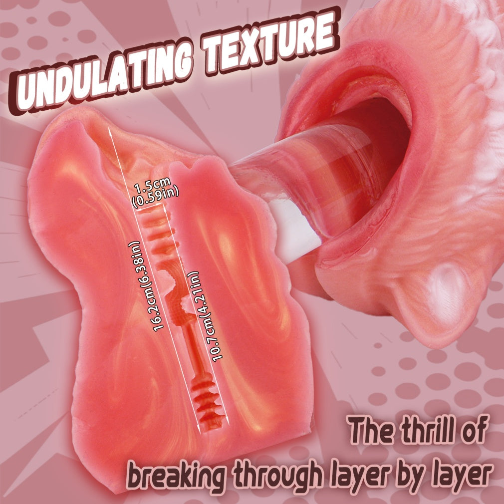 Alien Wolf Silicone Fantasy Torso Sex Doll - Unique Pussy Stimulation & Male Sex Toys
