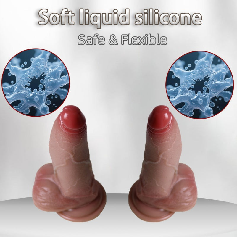 Fantasy Monster Dildo-Plug – Flesh Liquid Silicone, Explosive Veins, Dual Anal & Vaginal | Domlust