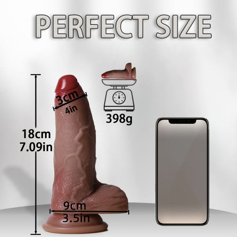 Fantasy Monster Dildo-Plug – Flesh Liquid Silicone, Explosive Veins, Dual Anal & Vaginal | Domlust