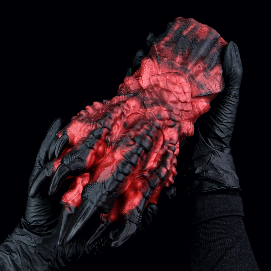 Alien Fetish Dragon Claw Pocket Pussy - Hidden Design Silicone Male Sex Toy for Intense Orgasm Massage