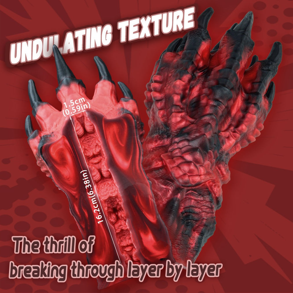Alien Fetish Dragon Claw Pocket Pussy - Hidden Design Silicone Male Sex Toy for Intense Orgasm Massage